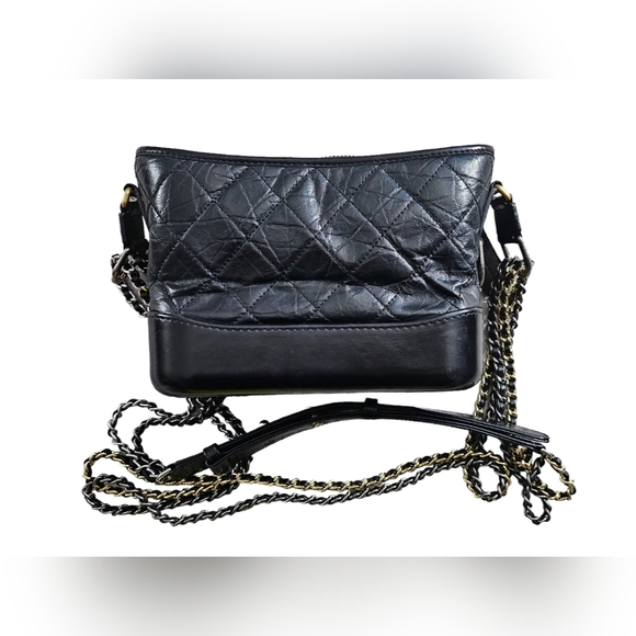 CHANEL Handbags - Chanel Gabrielle Quilted Aged Calfskin Small Black